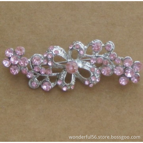diamante crystal rhinestone brooches